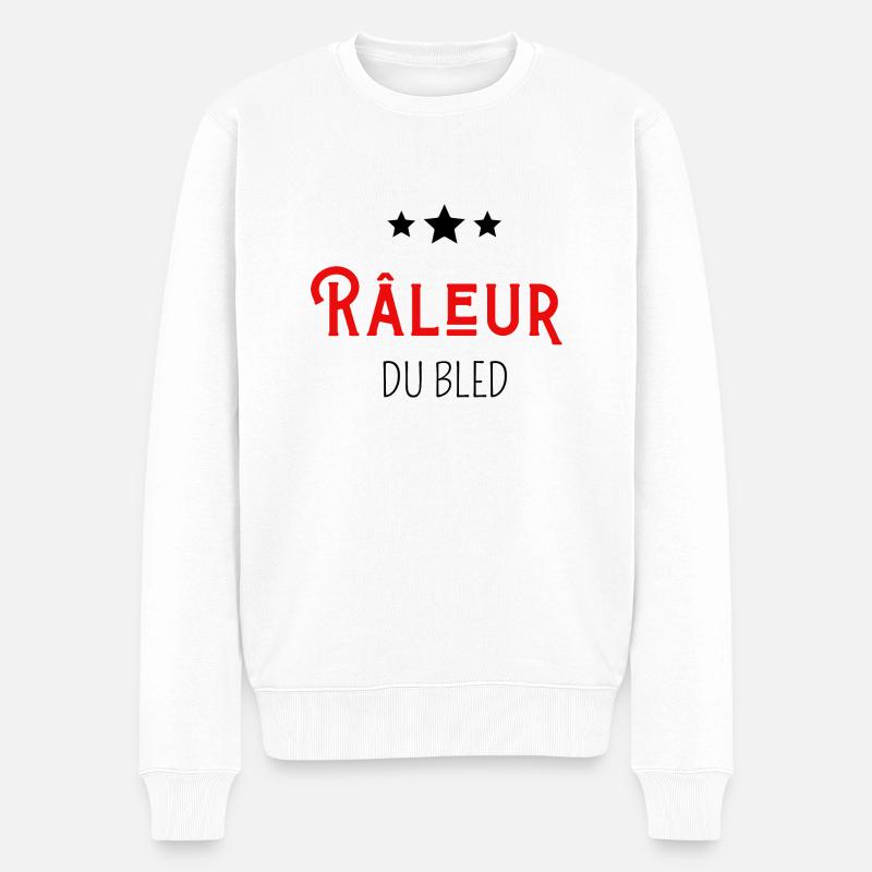 Râleur du bled - Pull Premium bio Homme - blanc