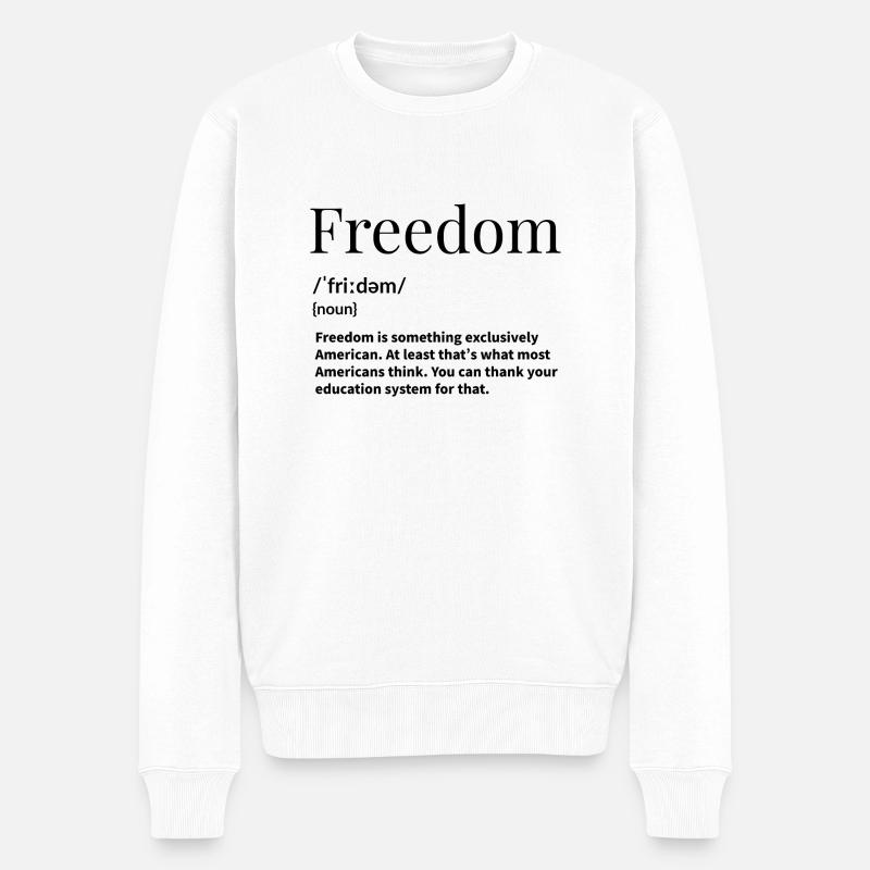 Peine de liberté - Pull Premium bio Homme - blanc