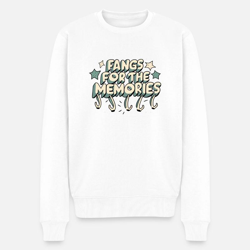 pour les souvenirs - Pull Premium bio Homme - blanc