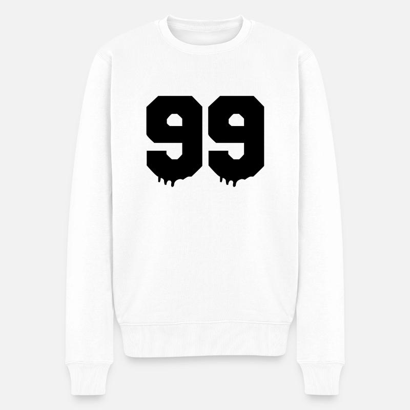 99 - Pull Premium bio Homme - blanc