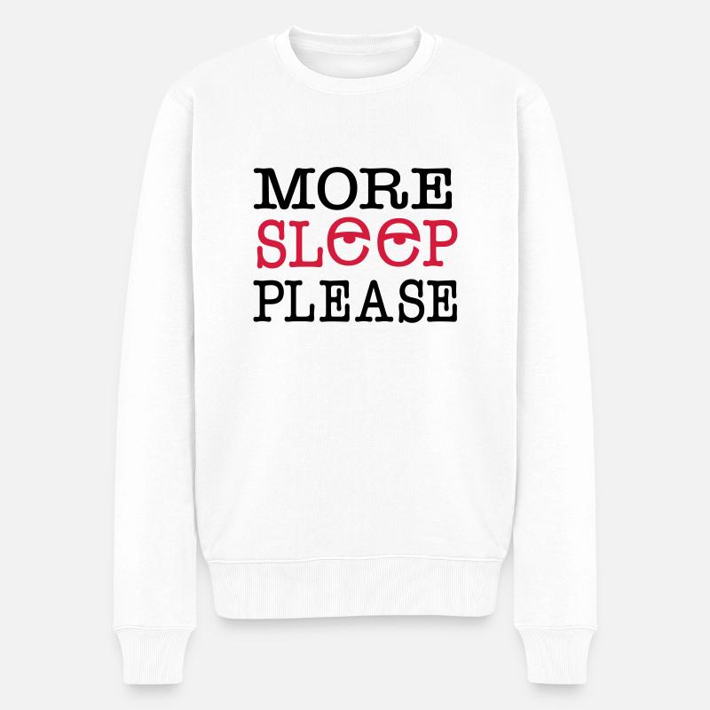 sleep - Pull Premium bio Homme - blanc