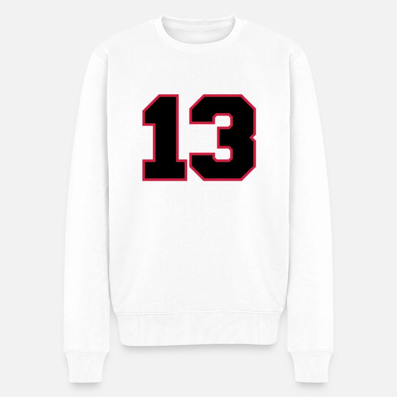 number13 - Pull Premium bio Homme - blanc
