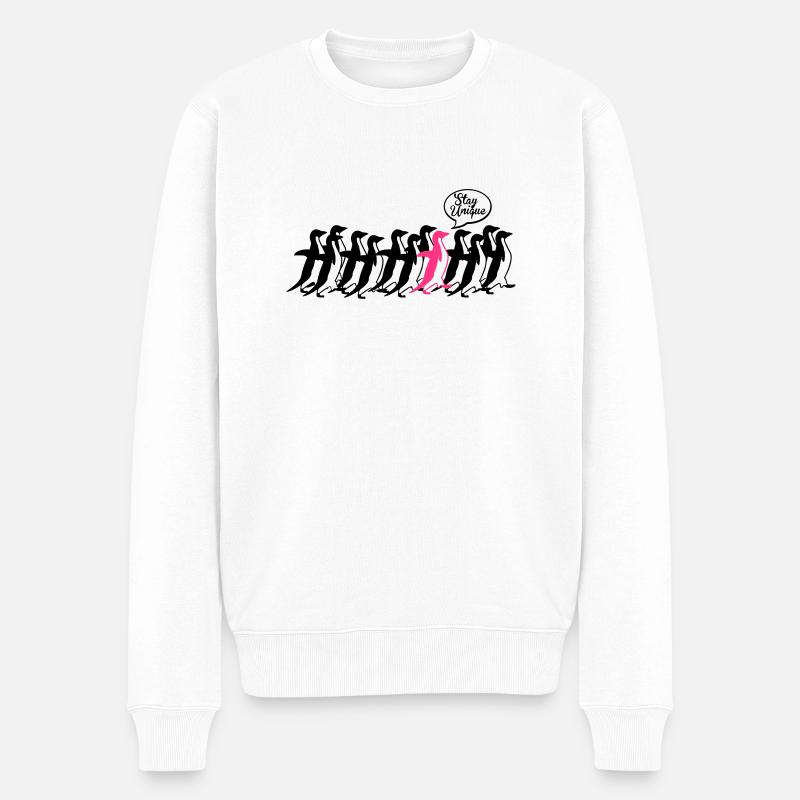 stay unique - Pull Premium bio Homme - blanc