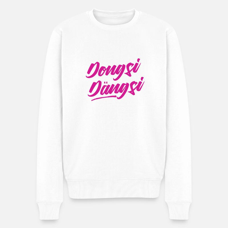 Dongsi Dängsi - Männer Premium Bio Pullover - Weiß