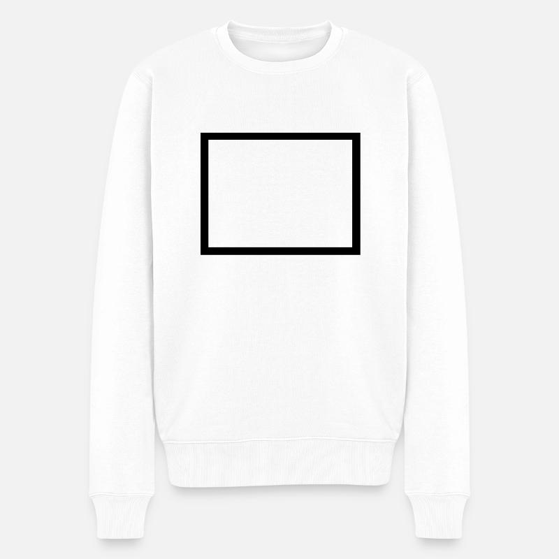 cadre pour image_2_1 - Pull Premium bio Homme - blanc