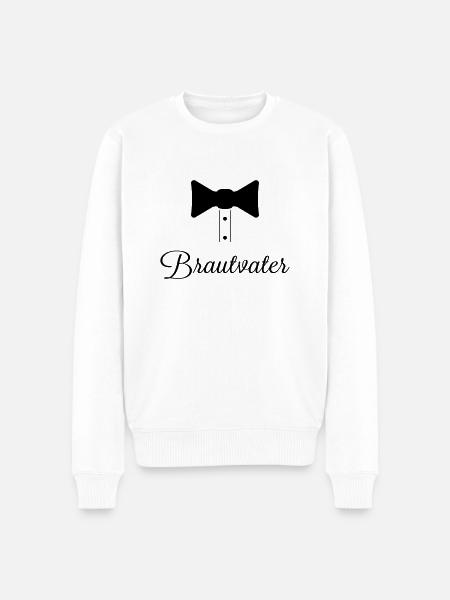 brautvater - Männer Premium Bio Pullover - Weiß