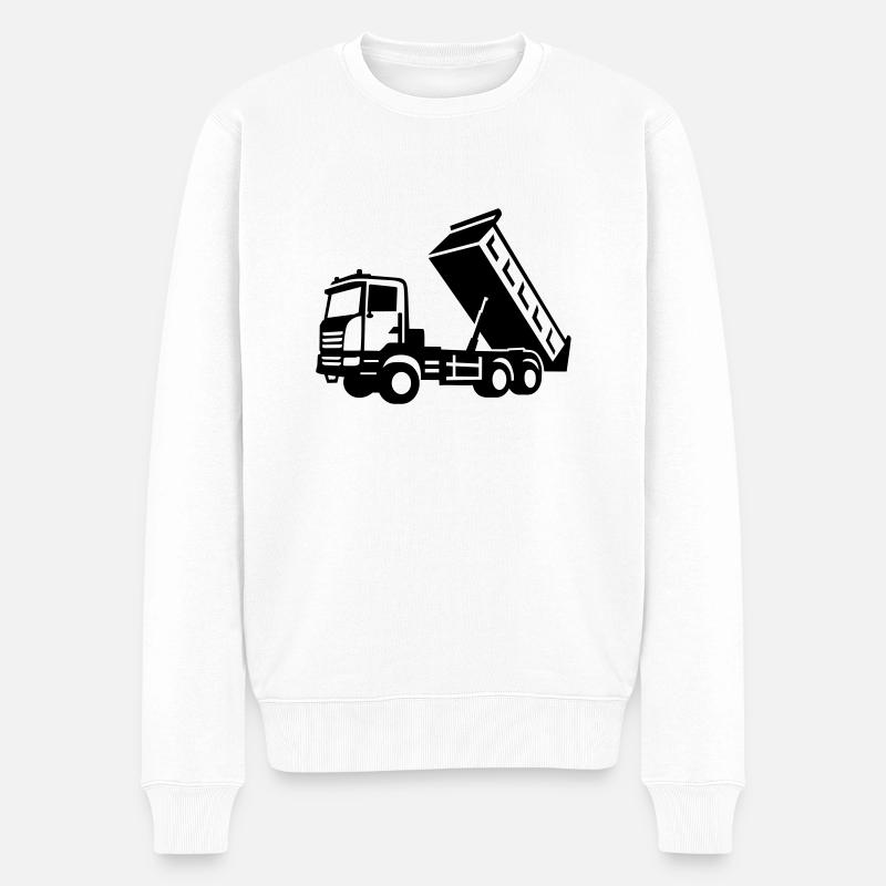 Camion - Pull Premium bio Homme - blanc