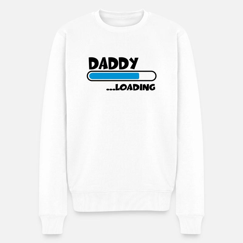 Daddy loading - Pull Premium bio Homme - blanc