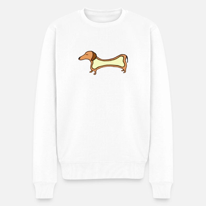 Gastronome - Pull Premium bio Homme - blanc