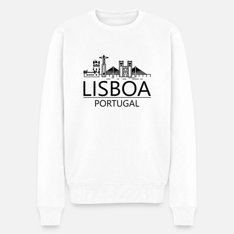 Lisboa - Pull Premium bio Homme - blanc