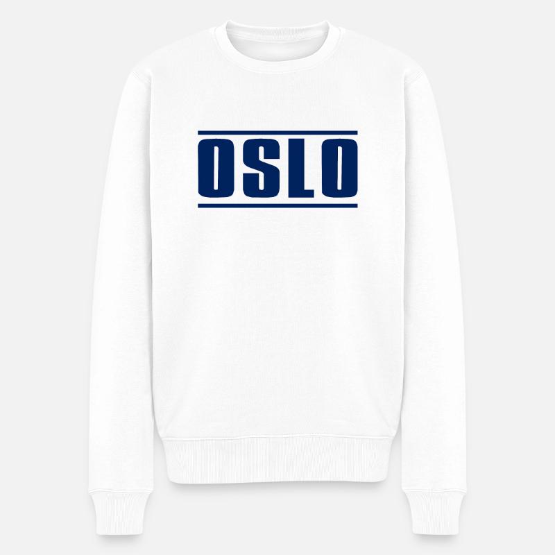 Oslo - Pull Premium bio Homme - blanc