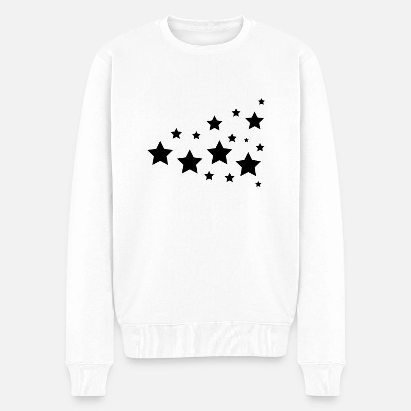 stars - Pull Premium bio Homme - blanc