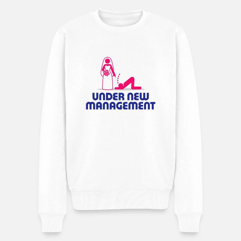 Unter neuer Geschäftsführung - Männer Premium Bio Pullover - Weiß