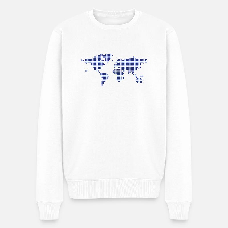 Monde - Pull Premium bio Homme - blanc