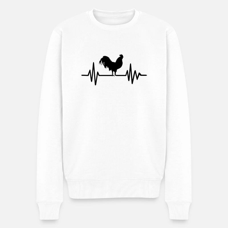 Coq - Pull Premium bio Homme - blanc