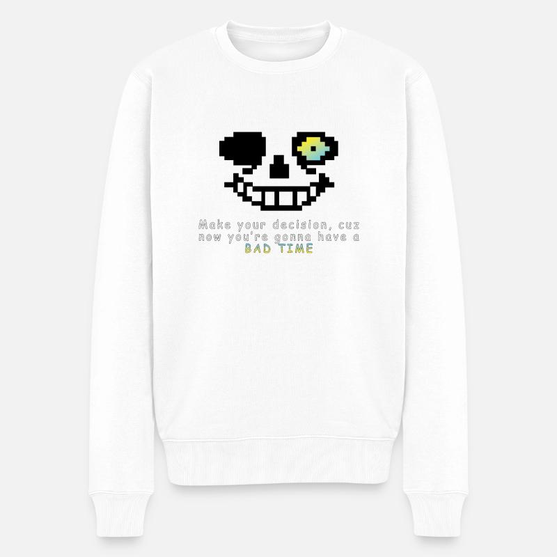 Mauvais temps pour vous - Pull Premium bio Homme - blanc