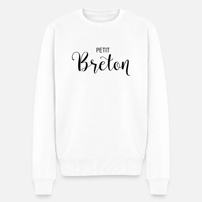 Petit Breton - Pull Premium bio Homme - blanc