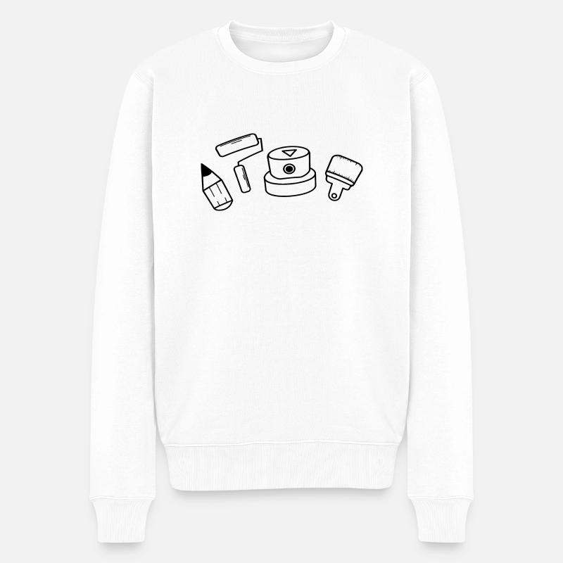 Graffiti Elements Style de vie hiphop - Pull Premium bio Homme - blanc