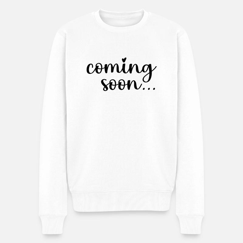 coming soon - Männer Premium Bio Pullover - Weiß