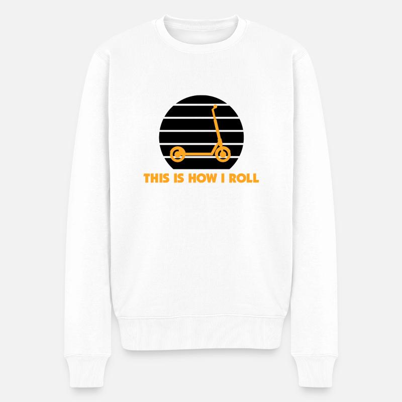 E-Scooter Scooter - Pull Premium bio Homme - blanc