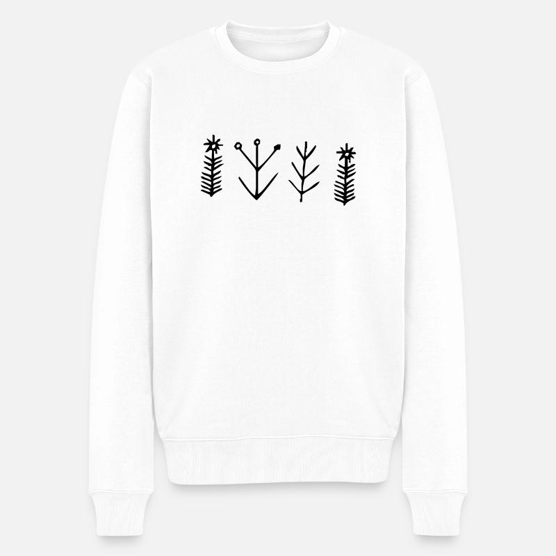Usine - Pull Premium bio Homme - blanc