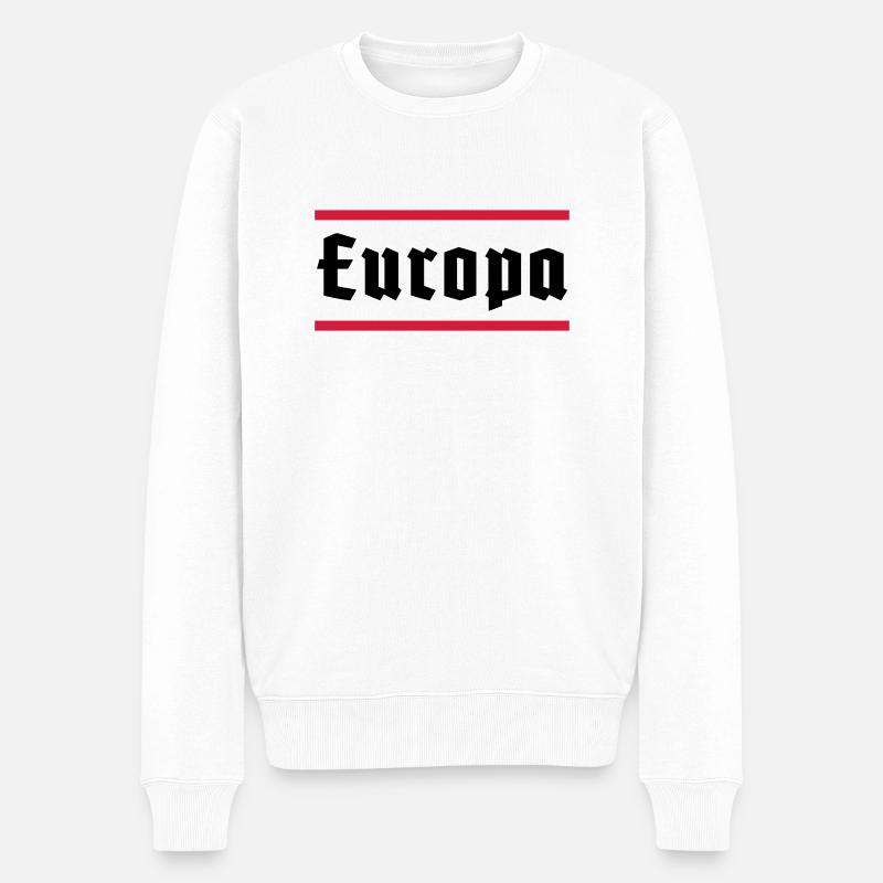 Europa - Pull Premium bio Homme - blanc