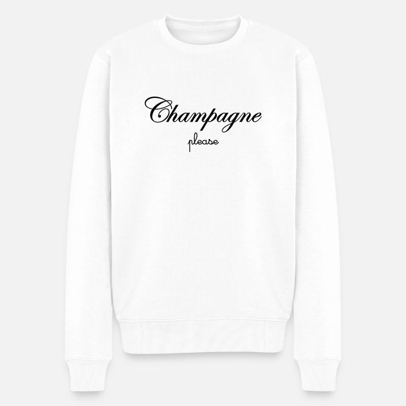 Please - Pull Premium bio Homme - blanc