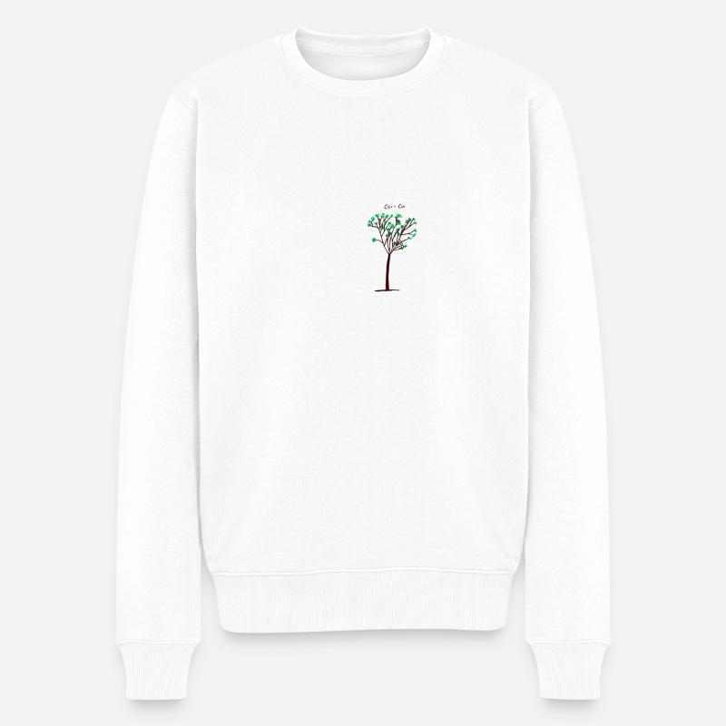 Arbre - Pull Premium bio Homme - blanc
