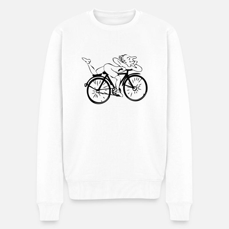 Albert Hofmann - Männer Premium Bio Pullover - Weiß
