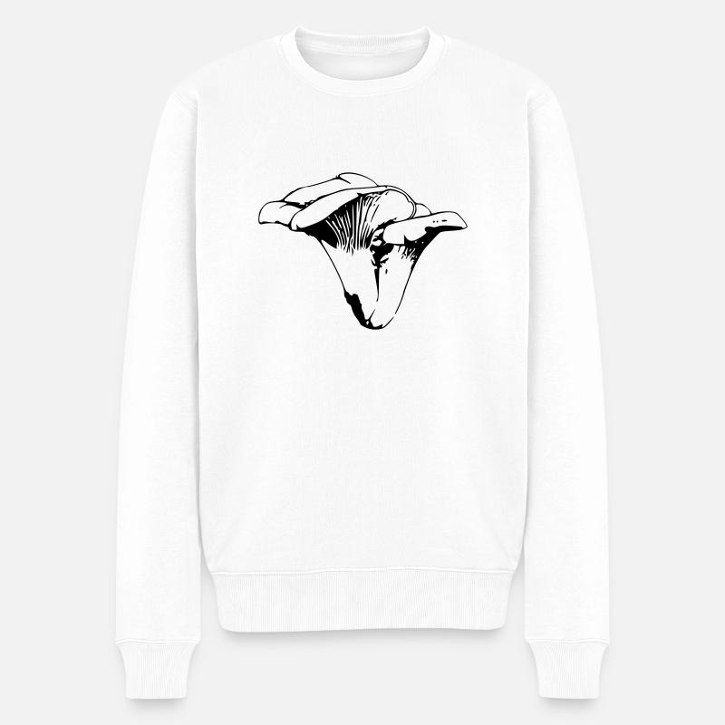mushrooms - Pull Premium bio Homme - blanc