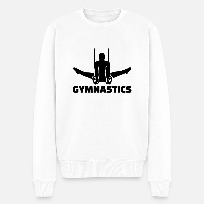 Gymnastics - Pull Premium bio Homme - blanc