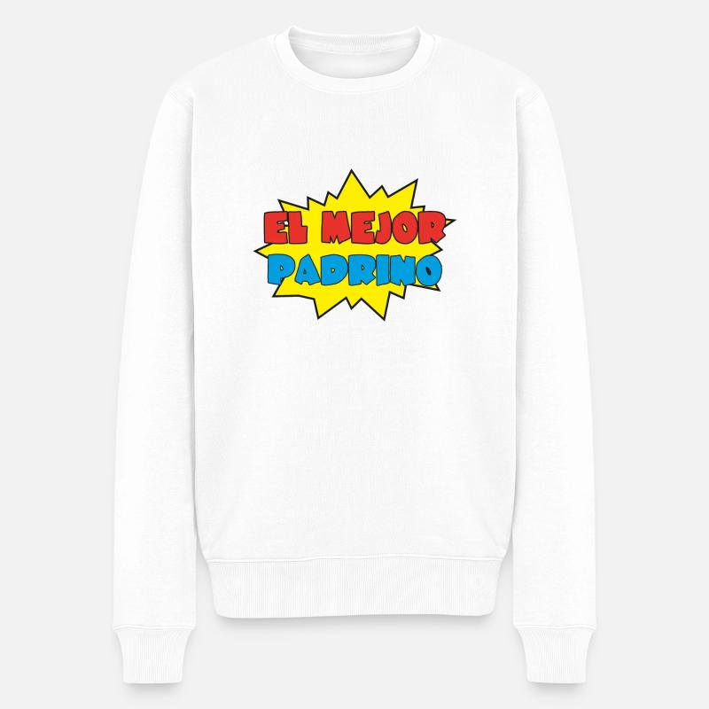 El mejor padrino - Pull Premium bio Homme - blanc