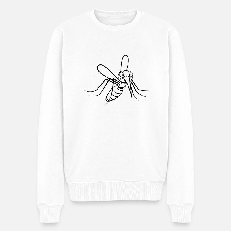 Mosquito Mosquito insecte - Pull Premium bio Homme - blanc