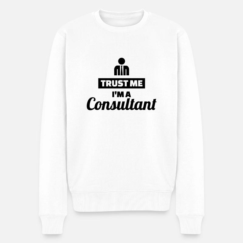 Conseiller d'entreprise - Pull Premium bio Homme - blanc