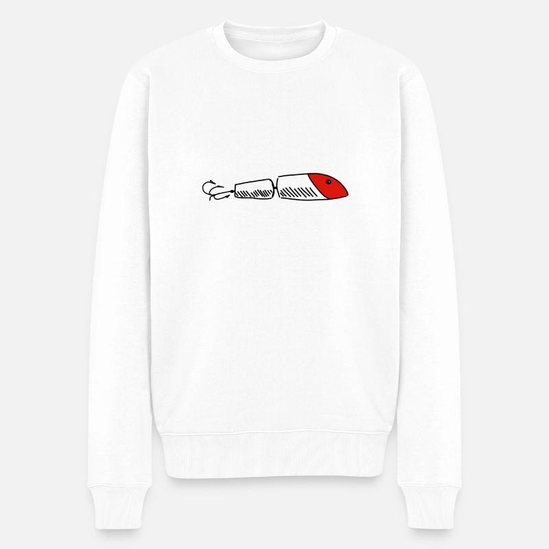 FISKER - Männer Premium Bio Pullover - Weiß