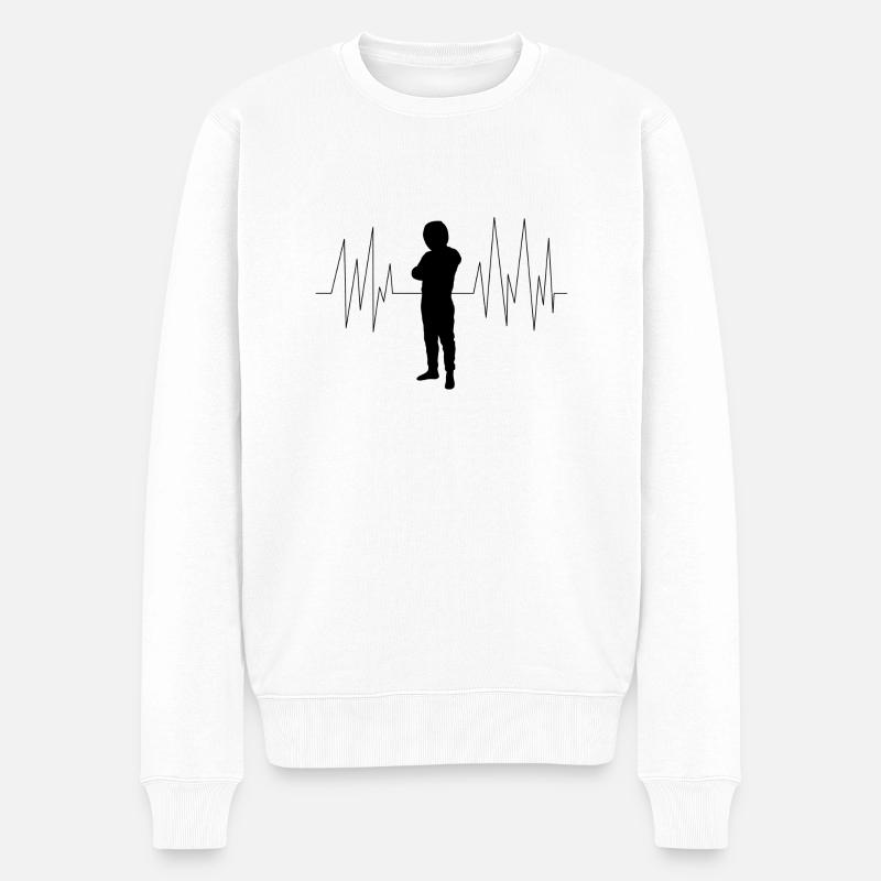 Pilote de course - Pull Premium bio Homme - blanc