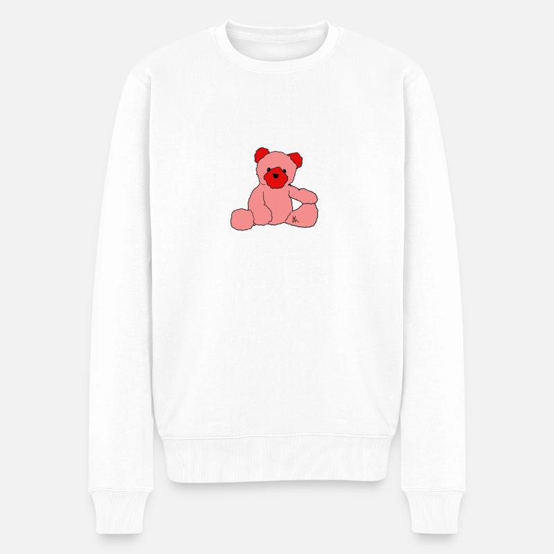 Teddy - Pull Premium bio Homme - blanc