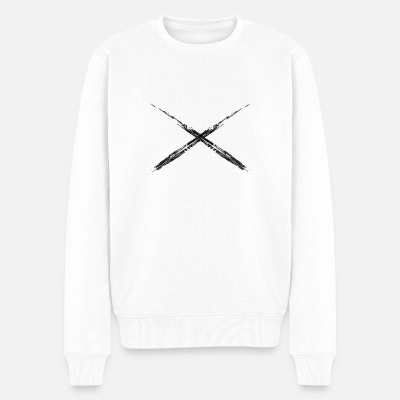 Ciclers II - Männer Premium Bio Pullover - Weiß