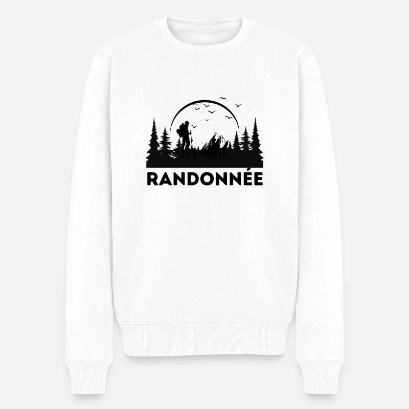 Randonne - Pull Premium bio Homme - blanc
