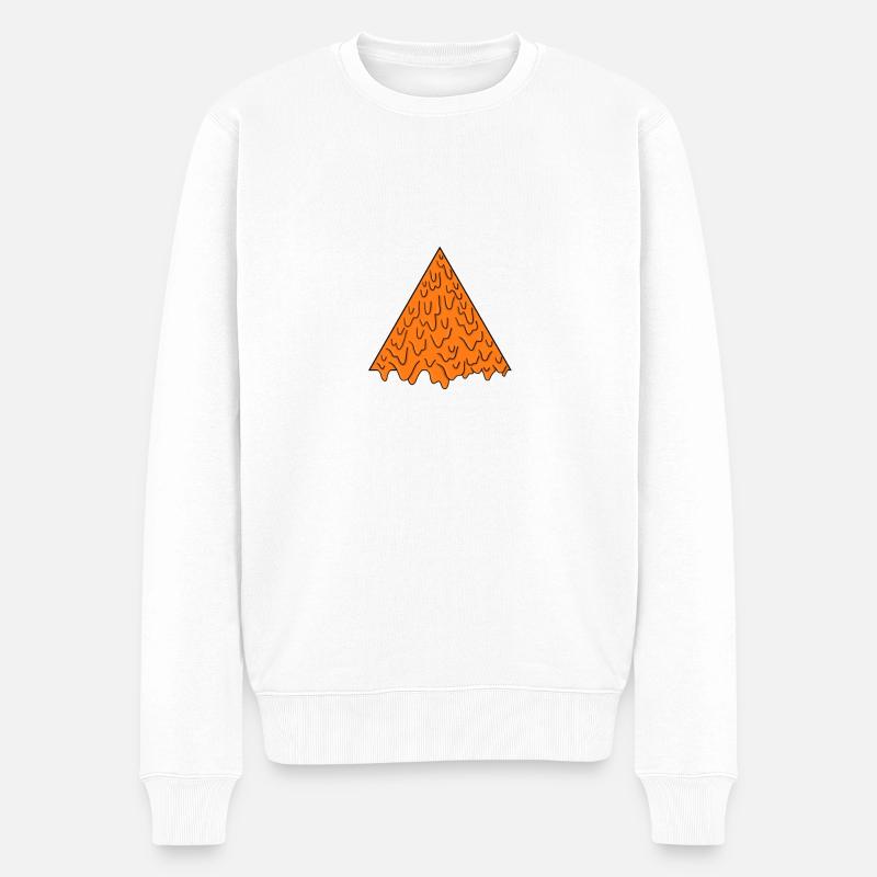 grime de triangle - Pull Premium bio Homme - blanc