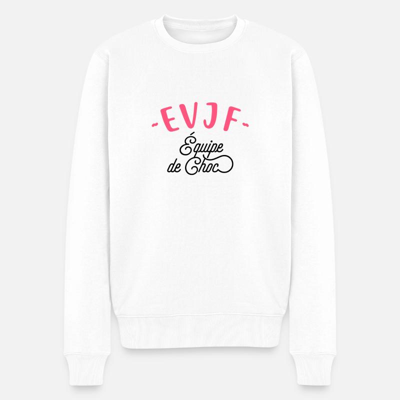 Evjf équipe de choc - Pull Premium bio Homme - blanc