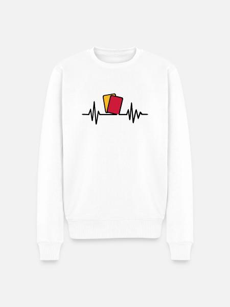 Referee - Men's Premium Organic Jumper - white