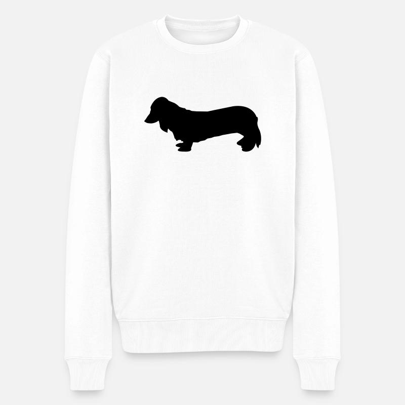 dackel - Pull Premium bio Homme - blanc