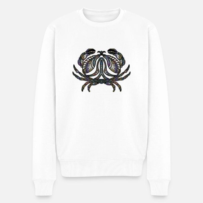 Crabe - Pull Premium bio Homme - blanc