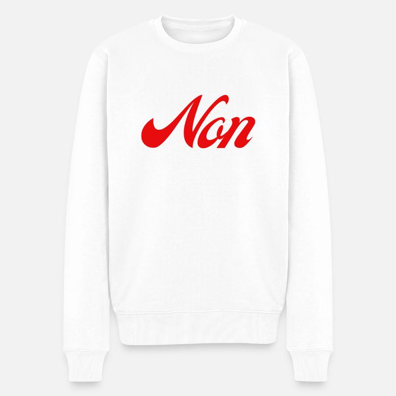 Non idée cadeau - Pull Premium bio Homme - blanc