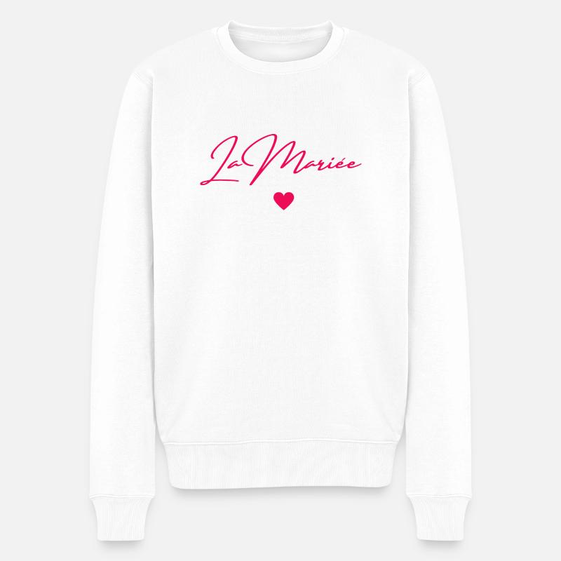 La mariée - Pull Premium bio Homme - blanc