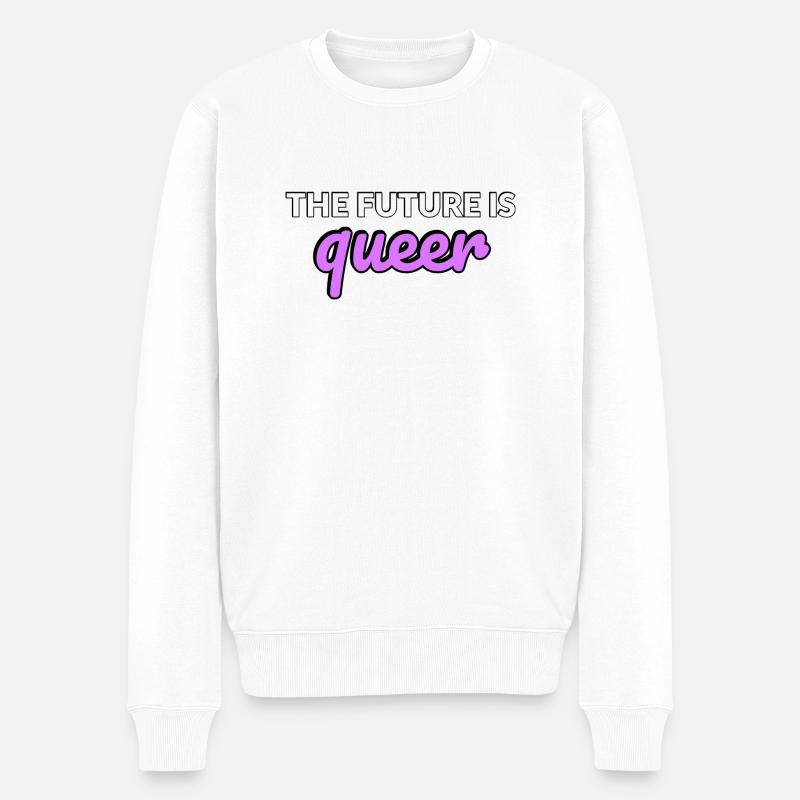 L’avenir est queer - Pull Premium bio Homme - blanc