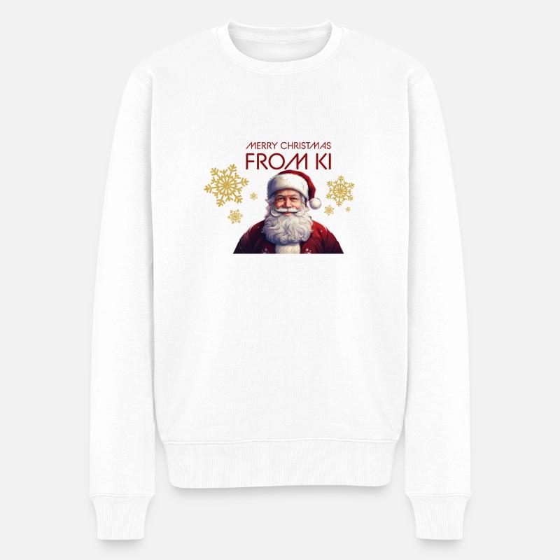 Joyeux Noël - Pull Premium bio Homme - blanc