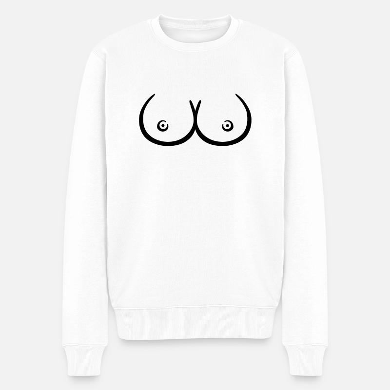 Buste - Pull Premium bio Homme - blanc