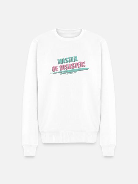 Master of Disaster - Men's Premium Organic Jumper - white